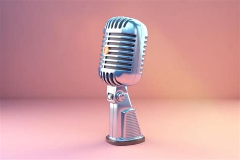 Premium Photo | Retro microphone