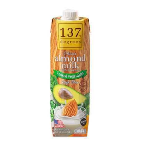 137 Degrees Almond Milk With Avocado And Vegetables 1l Sangla Foods