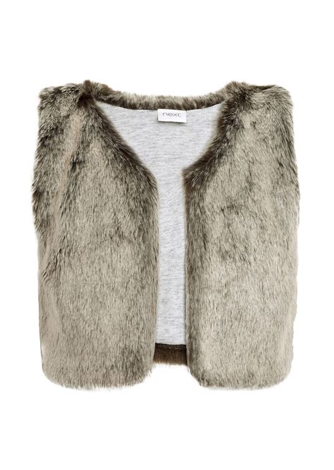 Girls Fake Fur Jacket 16 Redalpi