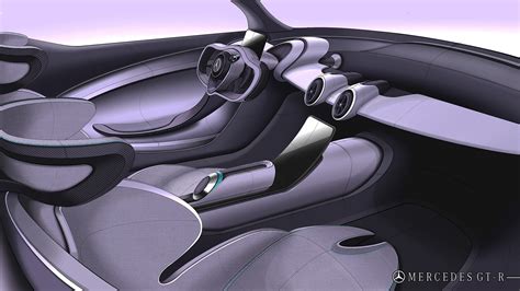 Mercedes GT-R Interior Project on Behance