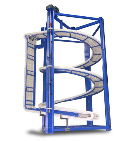 Spiral Conveyor Custom Spiral Elevator Conveyor Systems Span Tech