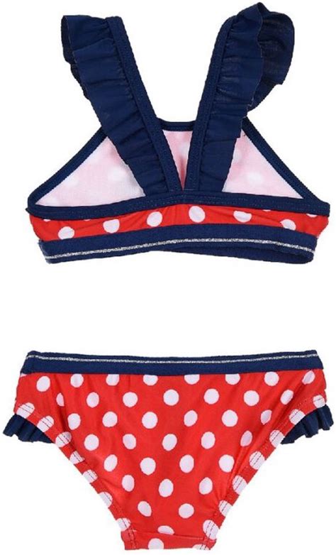 Mickey Minnie Mouse Baby Bikini Polkadot Rood 96 Bol