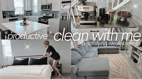 Productive Clean With Me Whole House Cleaning Motivation