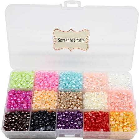 Amazon Chenkou Craft Pcs Assorted Colors Imitation Half