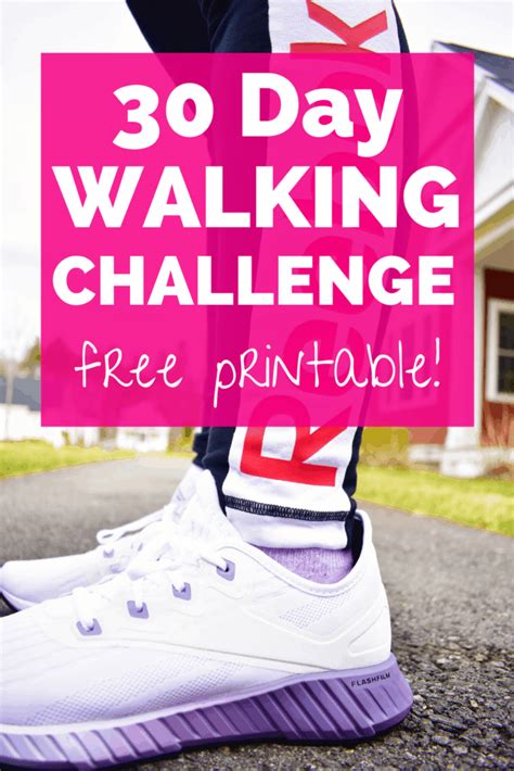 30 Day Walking Challenge With Free Printable Snacking Free Nude Porn