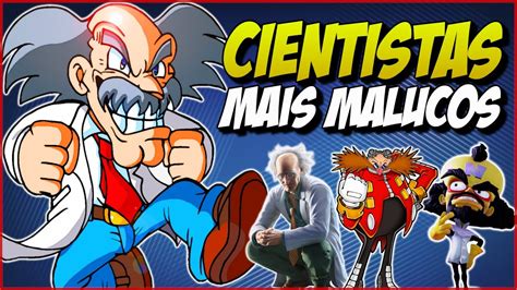 TOP 7 CIENTISTAS Mais MALUCOS Dos Games Antigos YouTube