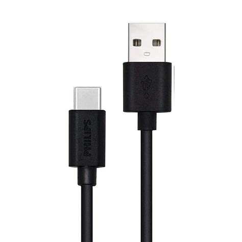 Philips İnfinix Hot 30İ İle Uyumlu 5A 45W UsbA to Type C Hızlı Şarj ve Data Kablosu 1 2m Siyah