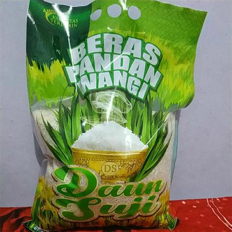 Jual Beras Pandan Wangi Daun Suji 5 Liter Shopee Indonesia