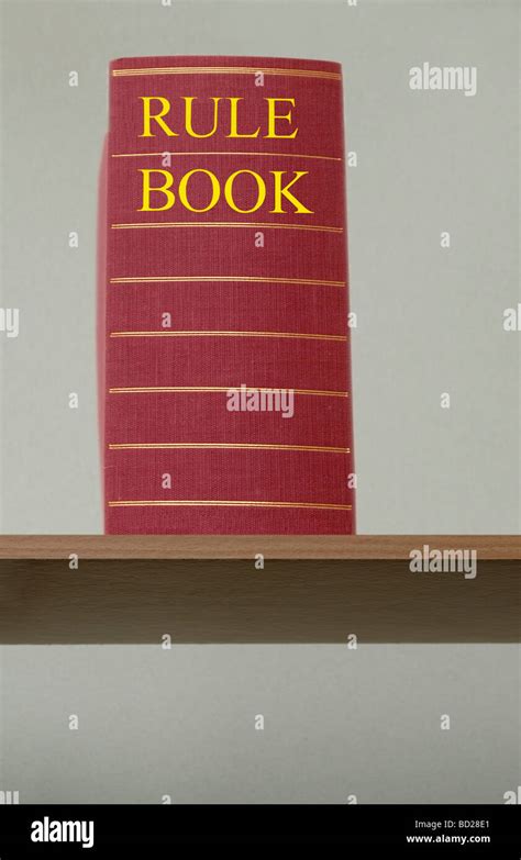 Book Of Rules Stock Photo Alamy