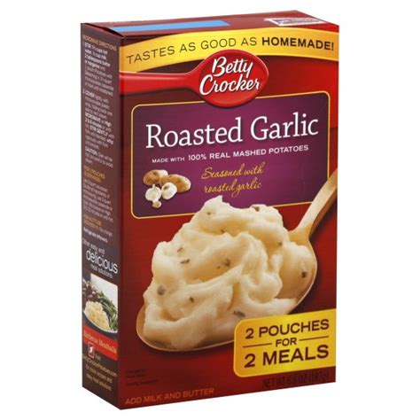 Betty Crocker Potatoes Mashed Roasted Garlic