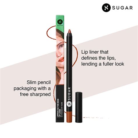 Buy Sugar Cosmetics Lipping On The Edge Lip Liner Wooed By Nude Gm Online At Discounted