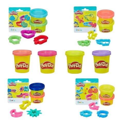 Play Doh Pack Mini Moldes Divertidos Masas De Regalo Mercado Libre