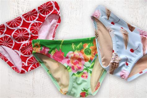 Diy Bikini Free Bikini Bottom Pattern For Girls Treasurie