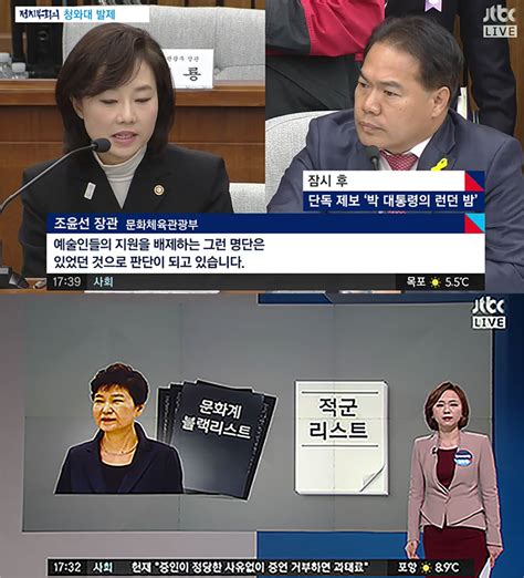 방송리뷰 ‘정치부회의 임소라 문화예술인 블랙리스트 적군 리스트 존재 김현덕 기자 톱스타뉴스