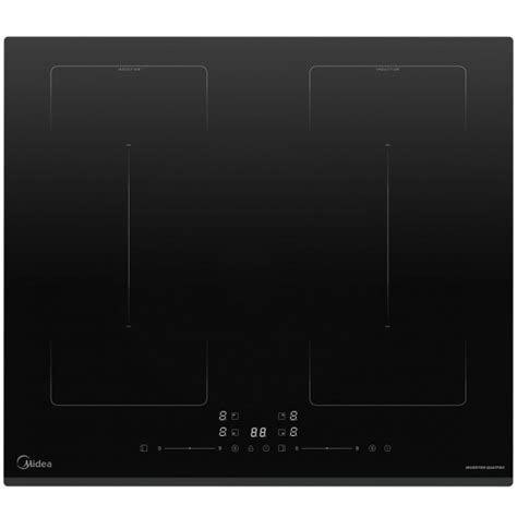Встраиваемая индукционная панель MIDEA MIH67787F, независимая, 4 ...