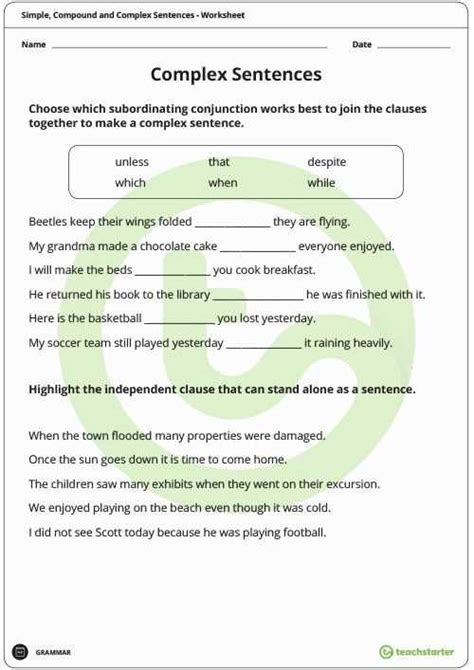 Sentence Diagramming Worksheets Answers Included