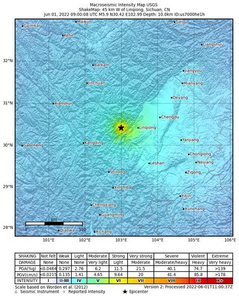 Seba Sismos Cl On Twitter Fuerte Sismo En Sichuan China Revisado