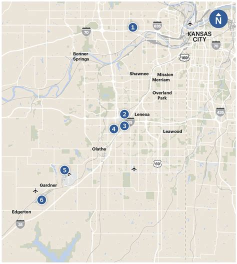 map of kansas city international airport 1