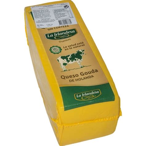 Queso Holand S Gouda De Vaca Elaborado Con Leche Pasteurizada En Barra