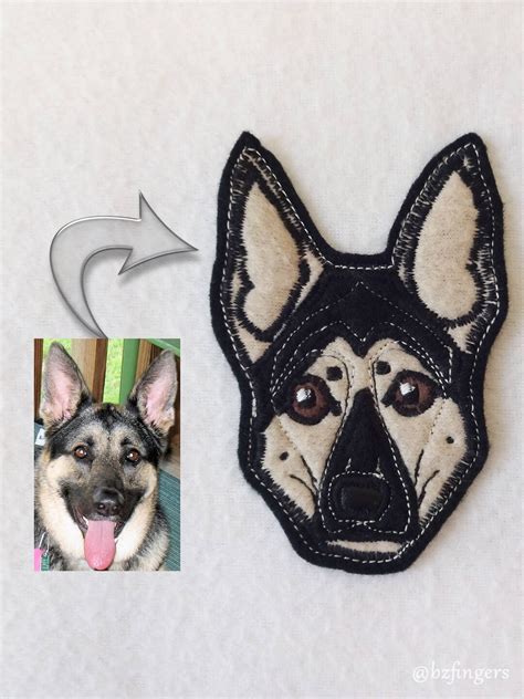 Dog Portrait Custom Patch. Personalized Gift - Etsy