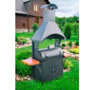 Мангал-коптильня Koncept МК-11 купить из металла для дачи 23800р!