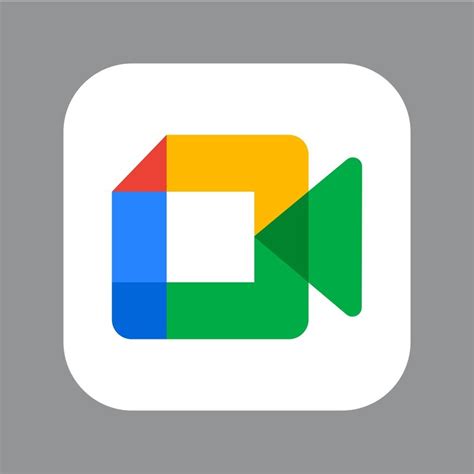 google meet icon premium vector