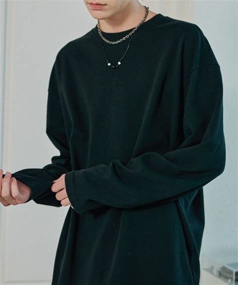 Musinsa Cpgn Studio Plain Long Sleeve T Shirt Black