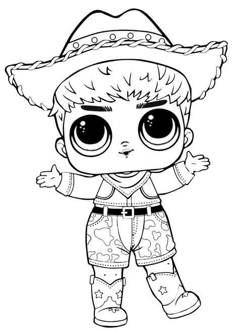 Lol Surprise Boys Coloring Pages Print Brothers Popular Lol Dolls Images