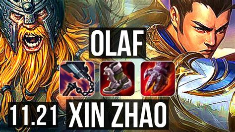 Olaf Vs Xin Zhao Jungle Games Euw Master V