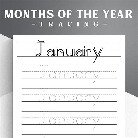 Months Of The Year Worksheets Library