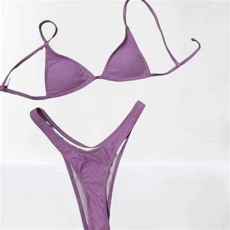 Purple Thong Bikini Want Gone Open To Offers Depop