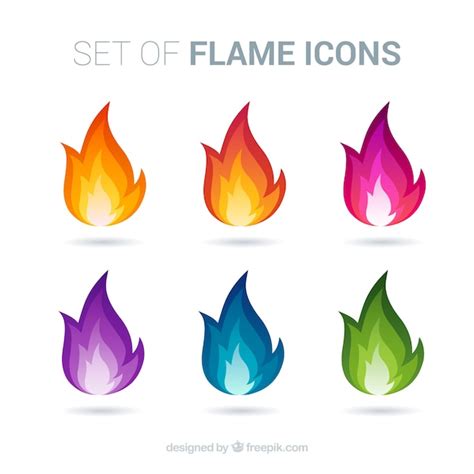 Fire Flames Royalty Free Vector Image Vectorstock