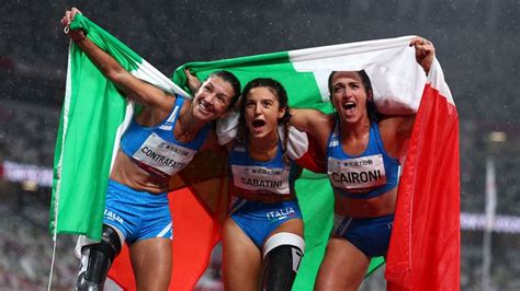 Ambra Sabatini Oro Nei Metri Tripletta Storica Con Caironi Argento