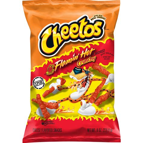 Cheetos Flamin Hot Crunchy Snacks Cheese Cheetos