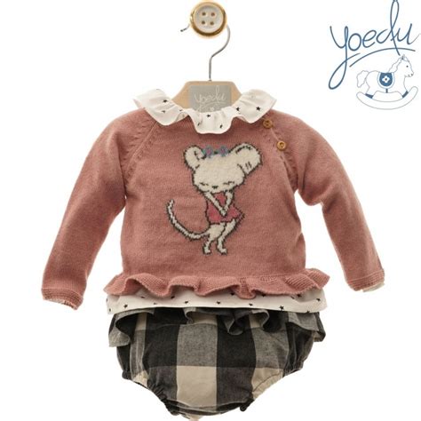 Conjunto 3 piezas Ratoncita Talla 3 años