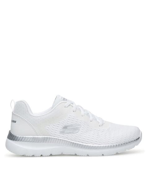 Skechers Sneakersy Bountiful 12607 Wsl Biały Modivopl