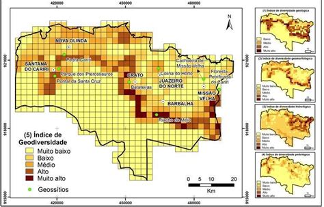 Índice De Geodiversidade Do Ga E Seus índices Parciais Fonte