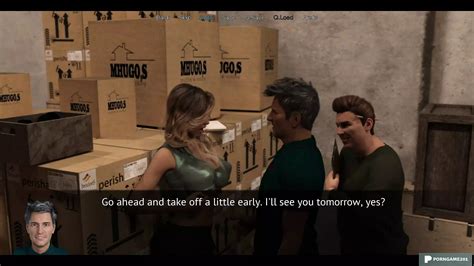 The Office Wife Playthrough Fucking With Nate In The Front Of Her Husband Basement Sex