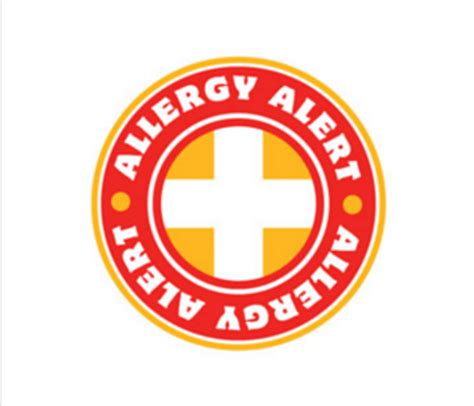 Allergy Alert Stickers 26 Allergy Apparel™ Llc