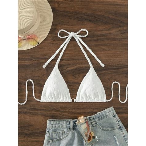 Halter Triangle Bikini Top Shopee Philippines