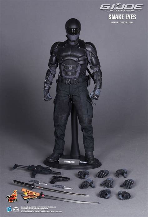 Snake Eyes Th Scale Figure Mms G I Joe Retaliation Hot Toys