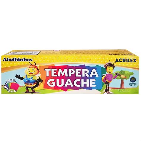 Tinta Guache 12 Cores