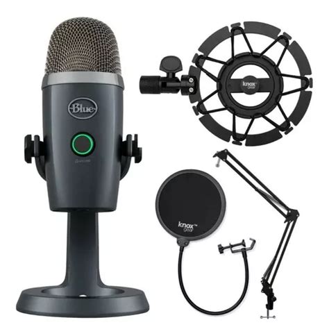 Kit Conjunto Blue Yeti Nano C Shock Mount Ba O Articulado