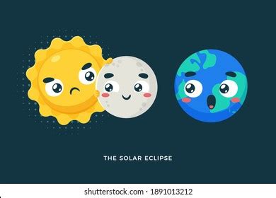 Solar Eclipse Isolated Vector Illustration Stock Vector (Royalty Free) 1891013212 | Shutterstock