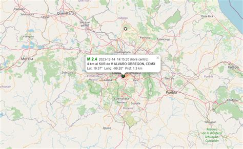 Temblor en México HOY 14 de diciembre: sismo de 5.5 remeció Hidalgo ...