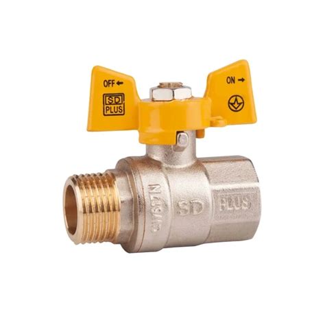 Кран кульовий DN20 ВЗ газ метелик SD Plus PN40 (RAFTEC) - купити кран ...