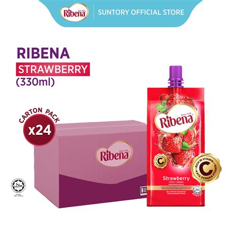 Ribena Strawberry Cheerpack 330ml X 24 Packs Lazada