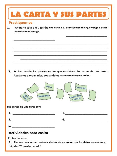 La Carta Y Sus Partes Pdf