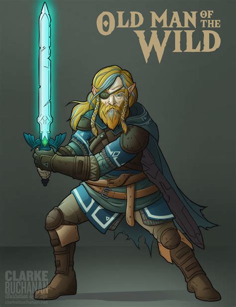 Botw Oc Old Man Link Rzelda