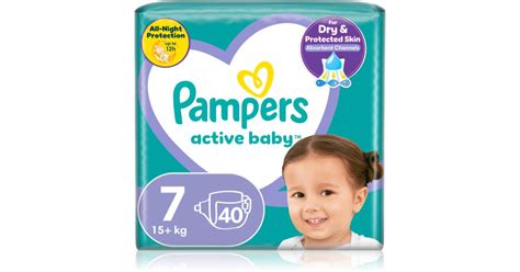 Pampers Active Baby Size 7 Disposable Nappies Uk